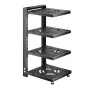 Stainless Steel 4-layer Kichen Pot Organization Holder Rack Space Saving Cabinet Pan Storage Rack