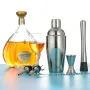 Professional Bar Cocktail Shaker Set Stainless Steel 750ml 550ml Mixer Accessories Bartender Kit