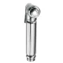 Brass Shattaf Douche Spray Bidet Toilet Shower Head Nozzle Holder Silver Bidet Cleaning Device