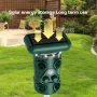 1200mAh Ultrasonic Solar Powered Outdoor Rat Bird Repellent LED Strobe Ultrasonic Outdoor Mouse and Bird Repellent Solar / USB Dual Power Supply