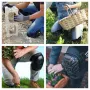 1 Pair Of Professional Knee Pads with Thick Gel Pads Double Straps Adjustable Clips Protective Knee Pads for Home Working Gardening Construction
