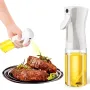 200ml Oil Dispenser Spray Bottle Oil Sprayer Bottle Home Kitchen Oil Dispenser BBQ Vinegar Sauce Sprayer Bottle Press Oil Spray Bottle BBQ Olive Oil Spray Bottle
