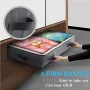 AGSIVO 2 Gói Túi Đựng Chăn Gối Có Thể Gấp Lại Được, Chăn, Quần Áo, Chăn Bông, Túi Đựng Đồ Có Khóa Kéo, Cửa Sổ Trong Suốt và 4 Quai Cầm