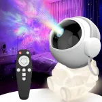 LIXINCORDA Astronaut Starry Sky Projection Lamp Starry Sky Atmosphere Night Light Astronaut Nebula Projector Lamp