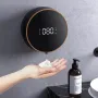 Distributore automatico di sapone in schiuma senza contatto, display dell'ora, ricarica USB, distributore automatico di sapone liquido con rilevamento