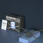 Quạt ba chiều P50 Wifi Máy quảng cáo 3D 576 LED Sign Neon Smart HD Player Hỗ trợ Video Hình ảnh Logo Đèn ba chiều Phích cắm EU