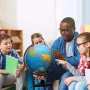 12.6inch World Globe Students Kid Teachers Geography Learning Home Outdoor Entertainment