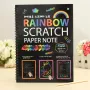 Wholesale 5PCS Funny Scratch Painting Notebook DIY Drawing Toy Big Blow Children Paper Art Educational Toys
