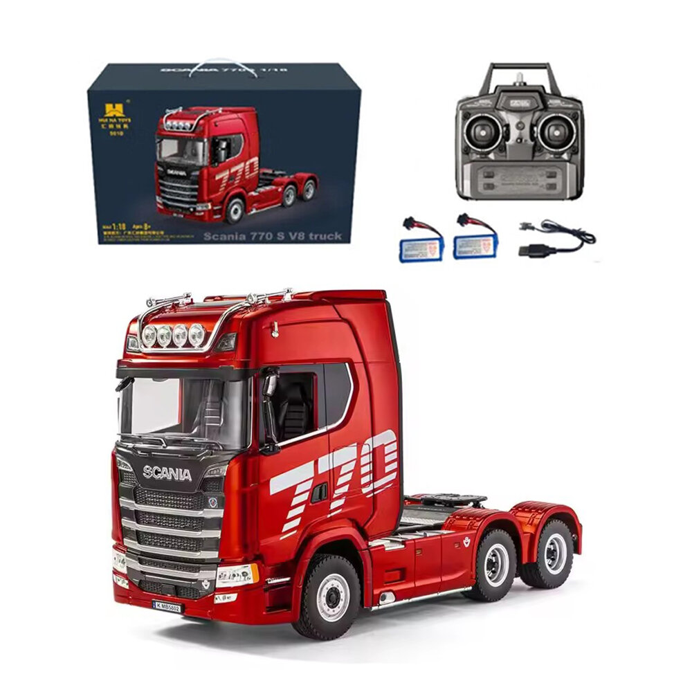 Red RC Truck W/ Two Battery