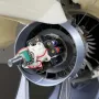 NikolaToy 65CM Large Size Trent 900 Turbofan Engine Model Physics Experiment Science Discovery Production Invention Desktop Decorations Collection Toys
