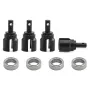 Upgraded Metal Parts Alloy Steel Differential Adapter+Bearing Set for MJX 16207 16209 16210 H6V3 M162 M163 RC Car Vehicle Models Accessories Parts