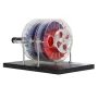 STARPOWER QX-M-ZQLJ-03/QX-M-ZQLJ-02 Single-stage/Multi-stage Steam Turbine Model Physics Experiment Science Discovery Production Invention Gift Collection Toys
