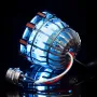 1:1 Aluminum Alloy Arc Reactor DIY Model MK2 Led Light Mark Chest Tony Heart Lamp Light DIY Model Science Toy