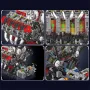 Mould King 10130 Technical Car Building Block Motorized F488 Supercar V-type 8 Cylinder V8 Engine Model Brick Assembly Kit 2718+PCS Excellent STEAM Science Education Discovery Toys Children Gifts