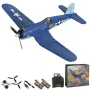 Eachine F4U CORSAIR VMF-217 2.4G 4CH Brushless 500mm Wingspan 6-axis Gyro One Key Take off Aerobatic EPP Warbird Glider RC Airplane BNF/RTF for Beginner