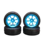 4PCS Alloy Rims Tires RC Car Wheels 1/18 WLtoys A959-B A979-B A959 A969 A979 K929 Vehicles Model Parts