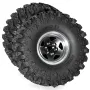 4PCS Upgraded 1.9 Inches Tires Aluminum Alloy Wheel Rims for 1/10 Axial SCX10 III Yikong YK4107 RGT Rock Crawler Climbing Truck RC Cars Vehicles Models Spare Parts R226