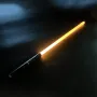 2-in-1 Metal Laser Sword with Hit Sound and Seven Color Lights Rechargeable Perfect for Cosplay and Role-play