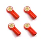 ADET Metal M3 Alüminyum Bağlantı Rot Ucu Bilyalı Eklem 1/10 Crawler SCX10 D90 Yarış RC Araba Parçaları için