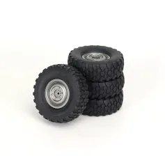 4PCS LDRC P06 1201 WPL C34 C44 MN D90 D99 1/12 1/16 RC Car Upgraded Soft Vacuum Tires Wheels Vehicles Models Spare Parts L0001
