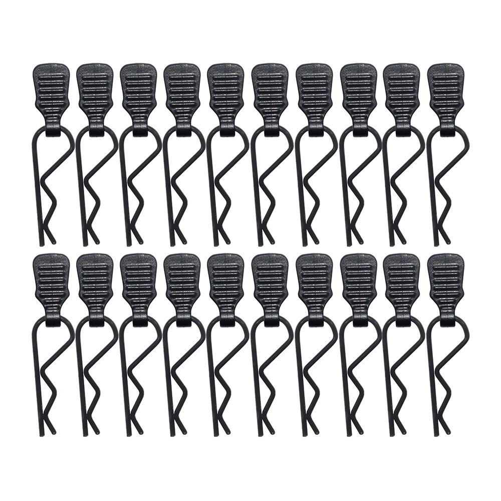 20pcs Black 0.7*17mm