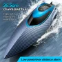 4DRC S3 2.4G 25km/h RC Boat Fast High Speed Capsized Reset LED Light Water Model Remote Control Toys RTR Pools Lakes Racing Kids Children Gift