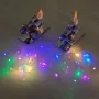 LL-015 γ-Type Mirror-Reflective Thermal Hot Air Stirling Engine Generator Model with LED Bulb Science Discovery Education STEM Toy