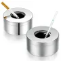 NIKOLATOY Handmade Alloy Openable Mechanical Ashtray Desktop Ornaments Science Discovery Toys