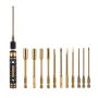 12Pcs 1.5/2/2.5/3/4/5.5mm Hexagonal Wrenches Hex Phillips Nut Slotted Screwdrivers Tool Kit for RC Model