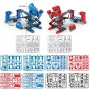 2PCS Byjarda VS0301 Hydraulic Boxing Battle Fighting Dinosaur DIY Assembled Remote Control Robot Car Vehicle Model Desktop Games Toys