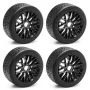 4 stuks wielnaafrubbers voor 1/8 ARRMA 1/7 Infraction 6S F1 Limitless RC-automodellen en onderdelen