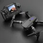 YLR/C E88 / E88D WiFi FPV with LCD Screen Controller HD Dual Camera Lighting Arms Optical Flow Positioning Colorful LED Light Foldable RC Drone Quadcopter RTF