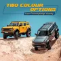 FMS EazyRC for BRONX RTR 1/18 2.4G 4WD RC Car 4x4 Off Road Climbing Truck Rock Crawler LED Lights Mini Simulation Vehicle Electric Remote Control Model Kids Adult Toys