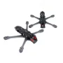 TEOSAW APEX EVO X5/ X5 MAX 5 Inch / X6 /X6 MAX 6 Inch / X7/ X7 MAX 7 Inch X Frame Kit Compatible with DJI O4 Pro FPV Racing Drones