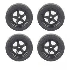 4PCS LDRC 1801 1802 1803 A86 A86P 1/18 RC Car Drift Tires Wheels Rims Vehicles Models Spare Parts LA0034 LA0046