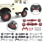 1/10 Car Spare Parts For WPL C74 Metal Upgrade Axle Steering Gear Seat Hub Transmission Shaft RC Car Parts