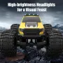 JJRC C8816 RTR 2.4G 4WD RC Car Amphibious Waterproof Off-Road Truck 360° Stunt Rotation LED Lights Land Water Full Proportional Vehicles Models Remote Control Toys