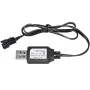 7.4V 800mAh USB Charge Cable SM-3P Positive Plug for LiPo Li-ion RC Toys Battery