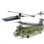 SYMA S026H 2.4G 3CH Dual Propellers Fixed Height Simulation Remote Control Model Helicopter Military Transport RC Helicopter