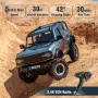 FMS EazyRC for BRONX RTR 1/18 2.4G 4WD RC Car 4x4 Off Road Climbing Truck Rock Crawler LED Lights Mini Simulation Vehicle Electric Remote Control Model Kids Adult Toys