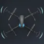 S20 WiFi FPV with 720P HD Dual Camera Optical Flow Positioning APP Voice Control Foldable RC Drone Quadcopter RTF
