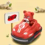 2PCS JJRC Q195 2.4G RC Battle Bumper Cars Amusement Park Arena LED Light Music One Click Vehicles Models Multiplayer Competiton Spin Stunt Toys