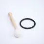 [US Direct] CVNC 432Hz 10\ C Note Chakra Crystal Singing Bowl Frosted Quartz Sound Heal Bath