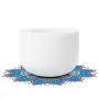 [US Direct]432Hz CVNC 8\ A/B/C/D/F/G Note Frosted Crystal Singing Bowl Sound Healing Yoga