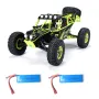 WLtoys 10428 1/10 2.4G 4WD RC Truk Perayap Mobil RC Dua Baterai