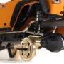 Upgraded Metal Accessories Brass Rear Axle Cup+Counterweight Block Gear Cover for MJX 1/12 H12Y H12Y+ RC Car Vehicle Models Spare Parts