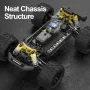 [EU/US Direct]JIUSI PT14R RTR 1/14 2.4G 4WD 80km/h Brushless RC Car 3S High Speed Off-road Truck Remote Control Racing Car Vehicles Models Metal Chassis Differential CVD Drive Shaft Rocket Motor Oil Filled Shocks Toys