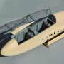 Tony Ray's Aero Model Musger MG-19B 2933mm Wingspan 1/6 Scale Balsawood RC Airplane Glider KIT