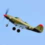 TOP RC HOBBY 402mm Mini P39 2.4G 4CH 6-Axis Gyro One Key Aerobatics U-Turn EPP Scaled Warbird RC Airplane RTF for Beginners Compatible OpenTX Transmitter