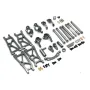 Metal Upgrade Parts Swing Arm Steering Cup Accessories Set For ZD Racing DBX-10 1/10 RC Car